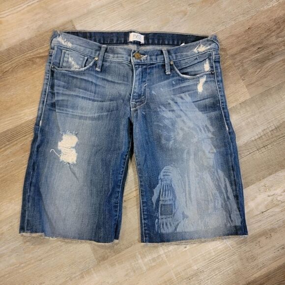 PYLO Jean Boyfriend Shorts Sample Native American size 26 - Picture 1 of 5